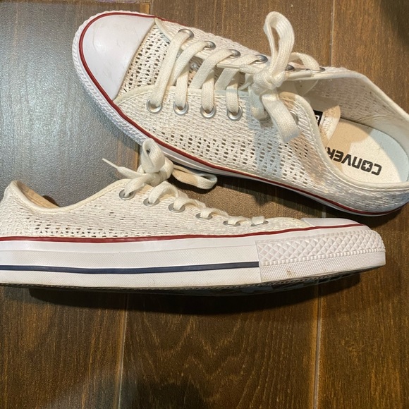 lace converse low tops
